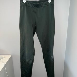 Olive green Adidas climate leggings